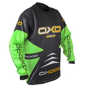 Bramkarzski bluza OXDOG VAPOR GOALIE SHIRT black/green, Exel