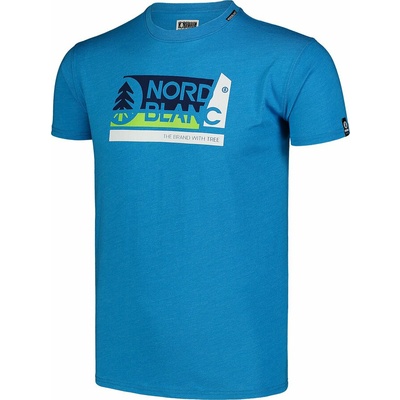Męska koszula bawełniana Nordblanc WAL LON niebieskie NBSMT7391_AZR, Nordblanc