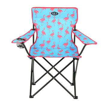 Krzesło składane NILS Camp NC3045 flamingi, NILS